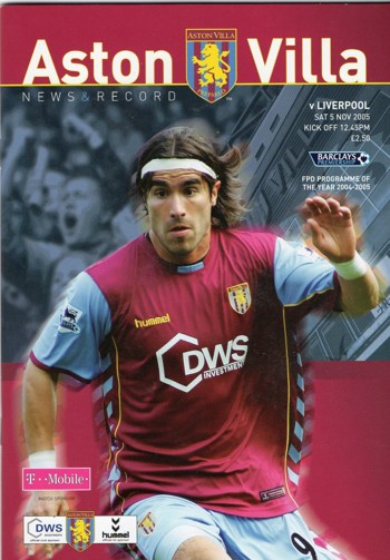 Match programme